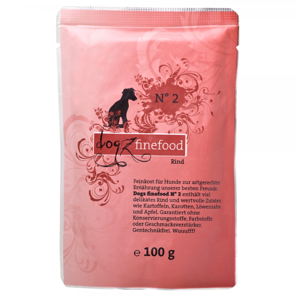Dogz Finefood no. 2 govedina 100g