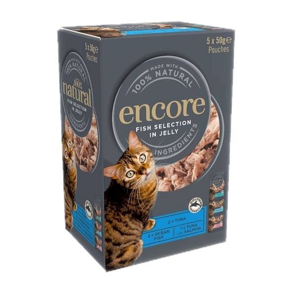Encore multipack ribji okusi v želeju 5x50g