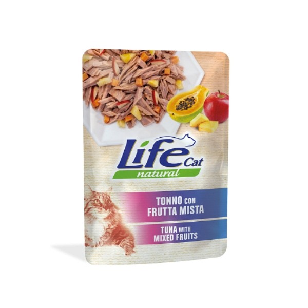 Lifecat vrečka tuna in mešano sadje 70g