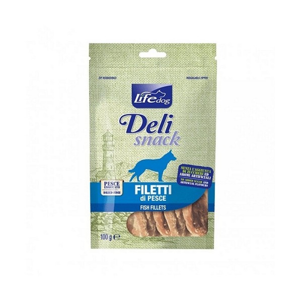Lifedog priboljšek Sušen ribji file 2x100g