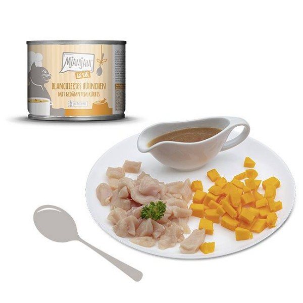 Mjamjam v omaki Piščanec in buča 185g