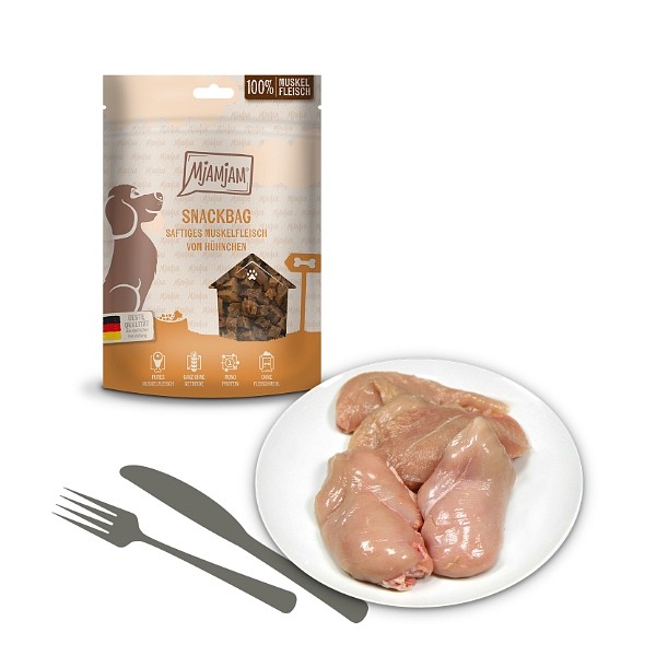 Mjamjam Dog Snackbag Piščanec 100g