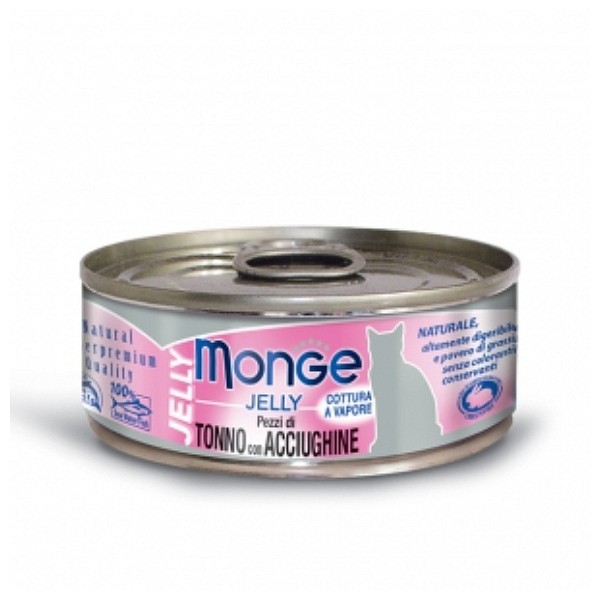 Monge Cat Jelly Yellowfin tuna in girice 80g