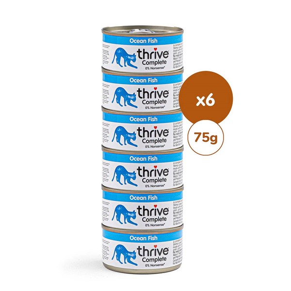 Thrive paket Complete oceanska riba 6x75g