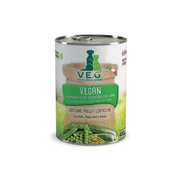 V.E.G. veganska hrana za pse Bučke, grah in leča 400g