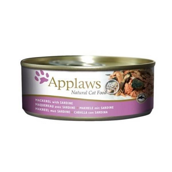 Applaws mokra hrana Adult Skuša in sardine 156g