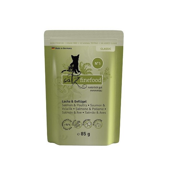 Catz Finefood no. 05 losos in perutnina 85g