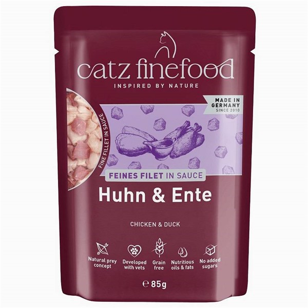 Catz Finefood Feines Filet Piščanec in raca 85g