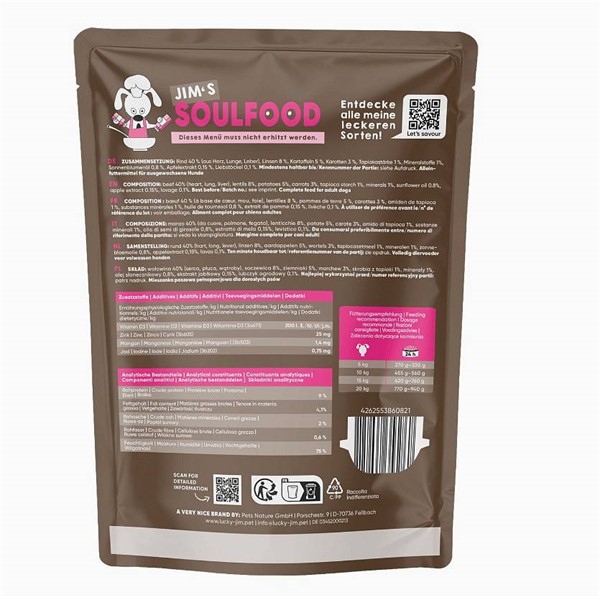 Lucky Jim Soulfood Lečina enolončnica 300g