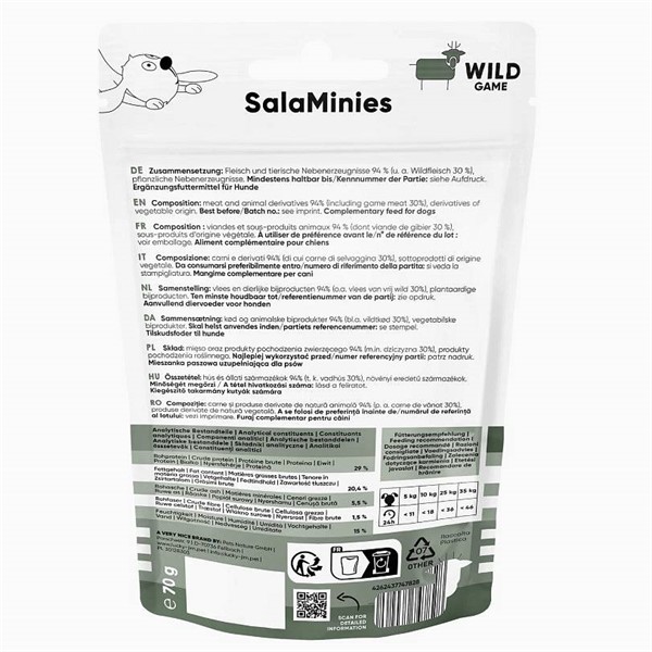 Lucky Jim SalaMinies Divjačina 70g