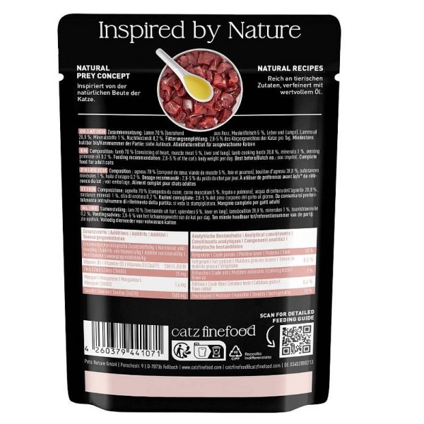 Catz Finefood Purrrr no. 111 jagnjetina 85g