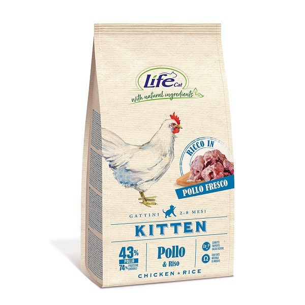 Lifecat briketi Kitten Piščanec