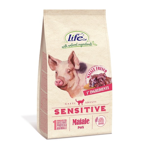 Lifecat briketi Sensitive Svinjina