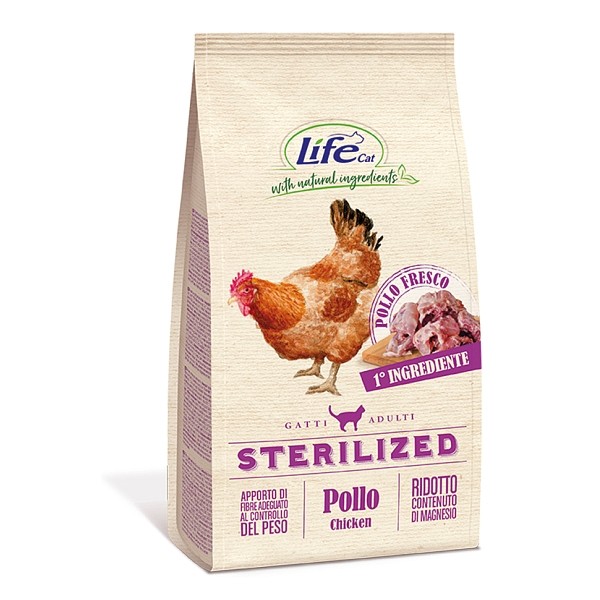 Lifecat briketi Sterilized Piščanec