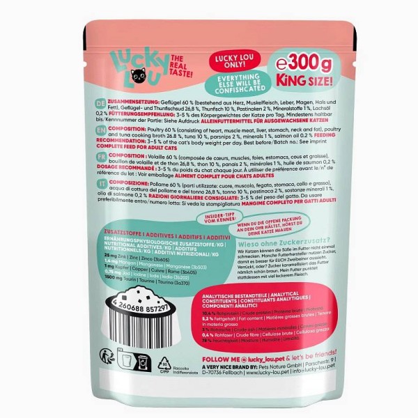 Lucky Lou LS Adult Perutnina in tuna 300g