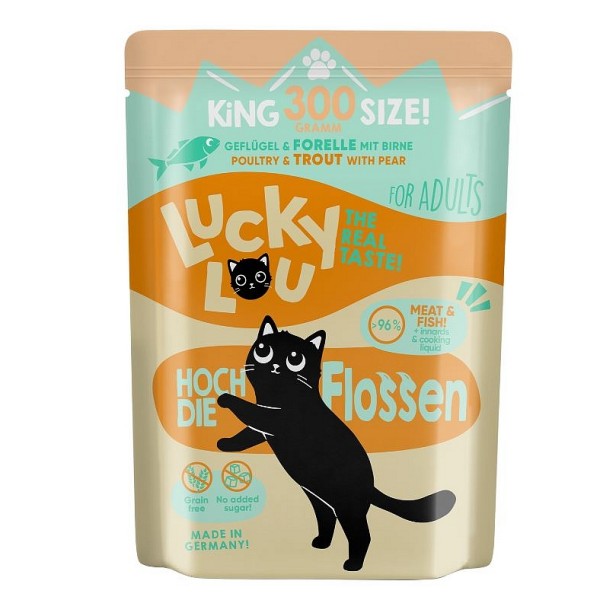 Lucky Lou LS Adult Perutnina in postrv 300g