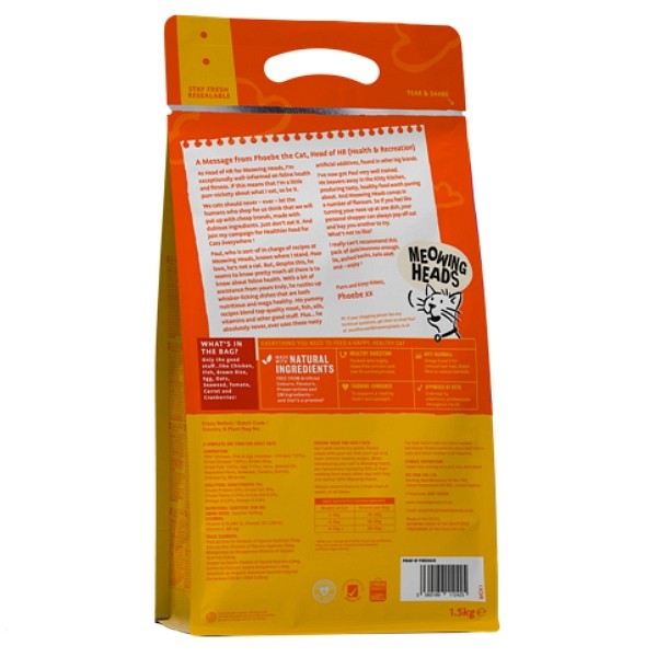 Meowing Heads briketi Paw Lickin