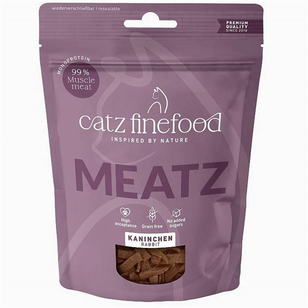 Catz Finefood Meatz no. 11 priboljški zajec 45g