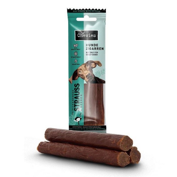 Chewies HUNDEZIGGARREN Noj in jagodičevje 75g