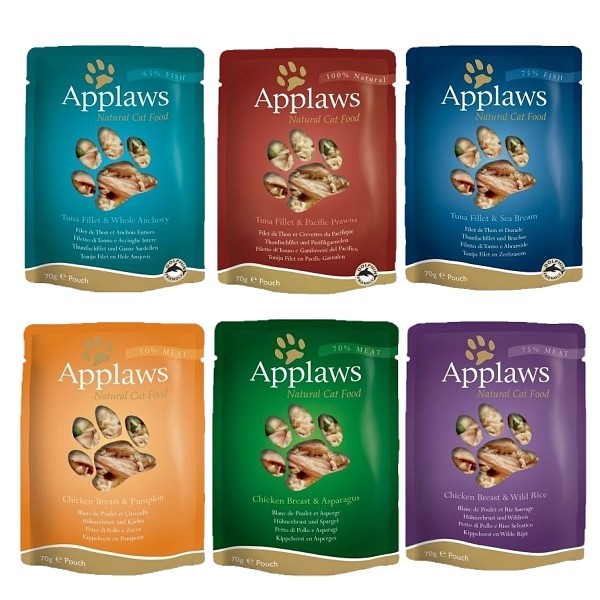 Applaws poskusni paket mačje hrane 12x70g