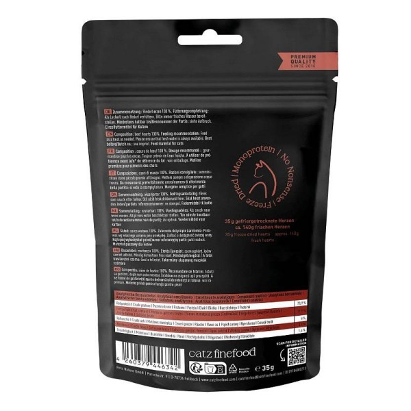 Catz Finefood Purrrrly no 105 Goveje srce 35g