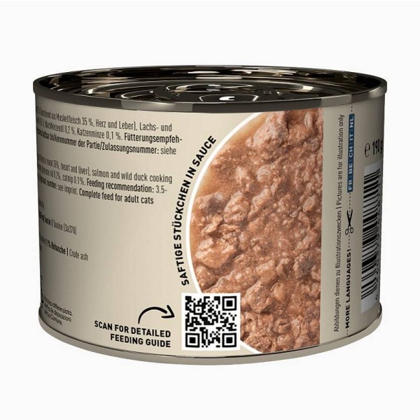 Catz Finefood Ragout no.605 Losos in divja raca 180g