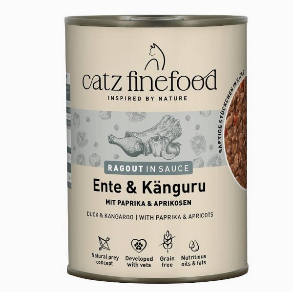 Catz Finefood Ragout no.607 Raca in kenguru 380g