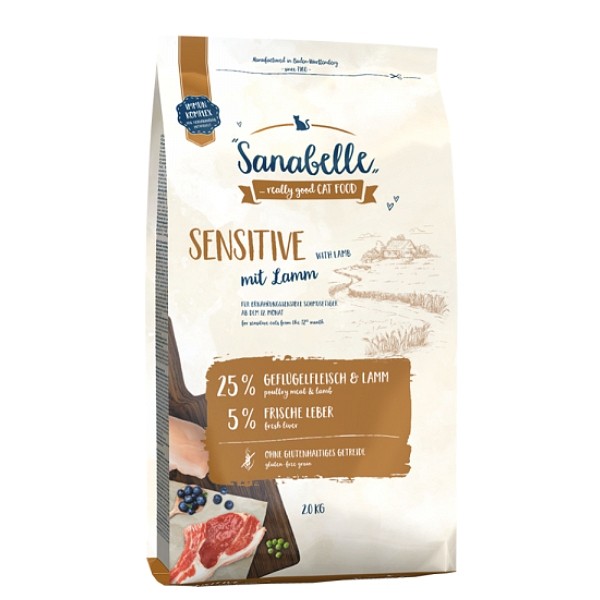 Sanabelle briketi Sensitive z nežno jagnjetino