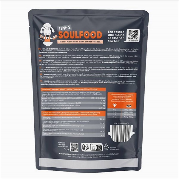 Lucky Jim Soulfood Piščančji kari 300g