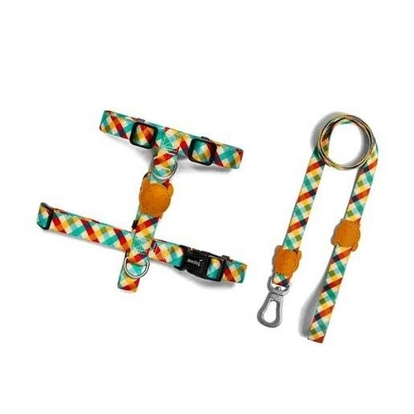 Zee.Cat mačja oprsnica in povodec komplet