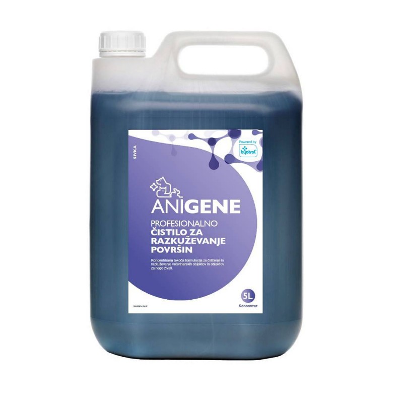 Anigene koncentrirano čistilo in razkužilo 5L