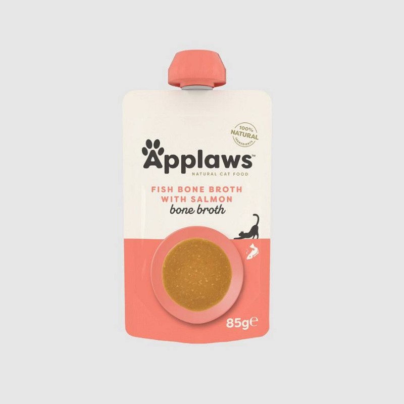 Applaws Ribja kostna juha z lososom 85g