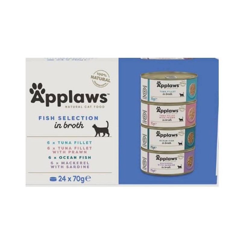 Applaws Tin MP Ribji izbor v juhi 24x70x