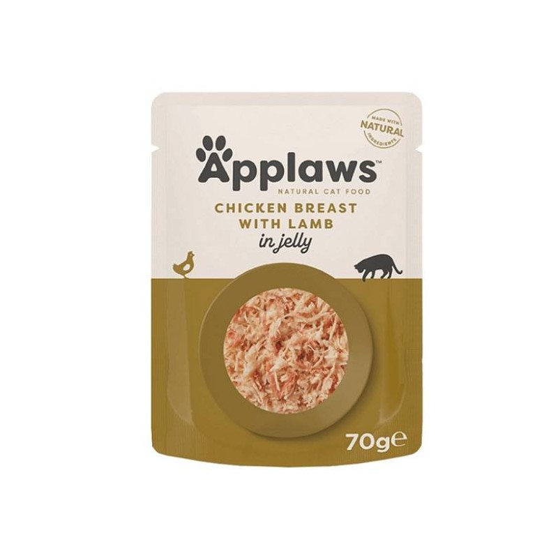 Applaws Pouch Jelly Piščanec in jagnjetina 70g
