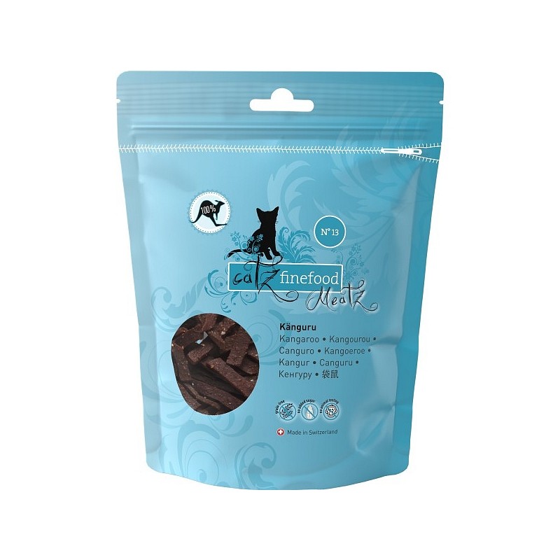hrustljavi priboljški za mačke Catz Finefood Meatz kenguru