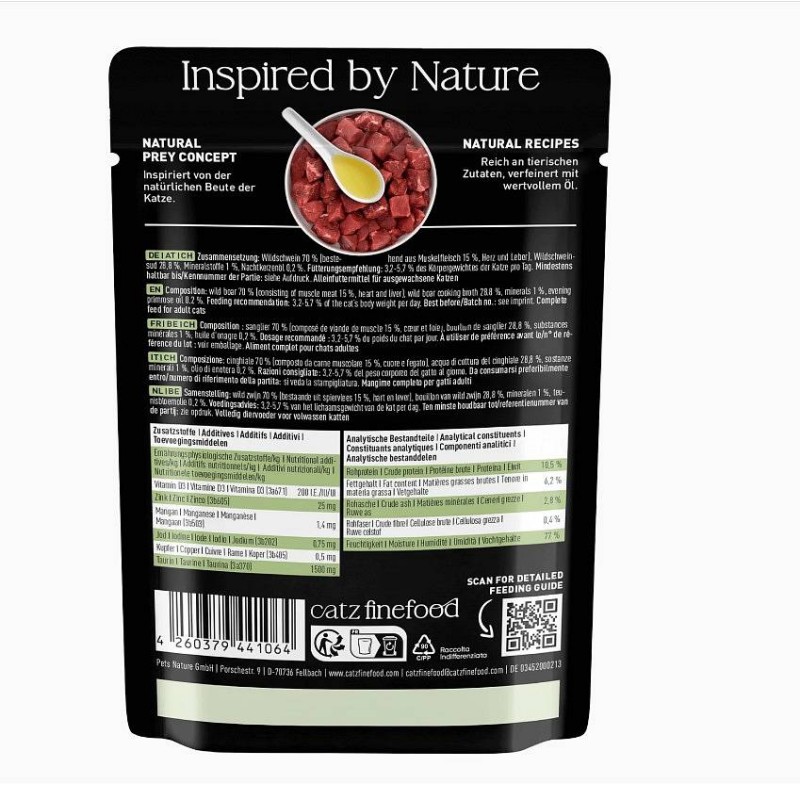 Catz Finefood Purrrr no. 109 divja svinja 85g