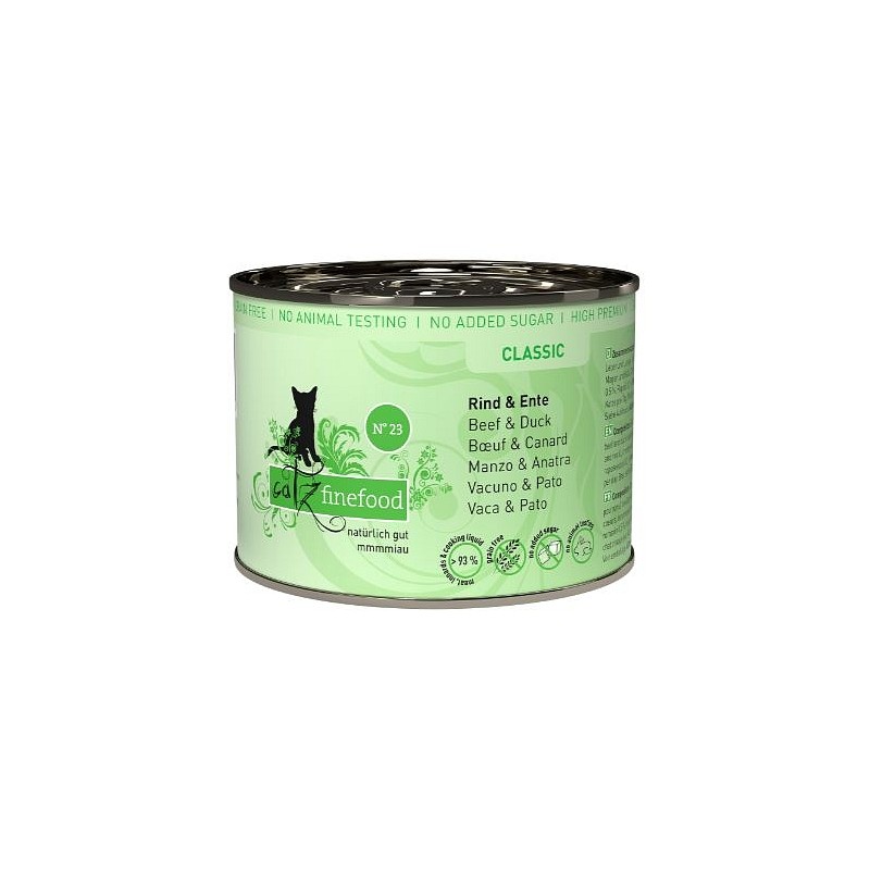 Catz Finefood no. 23 govedina in raca 200g