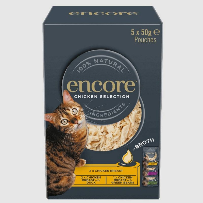 Encore Piščančji izbor v juhi, vrečke, 5x50g