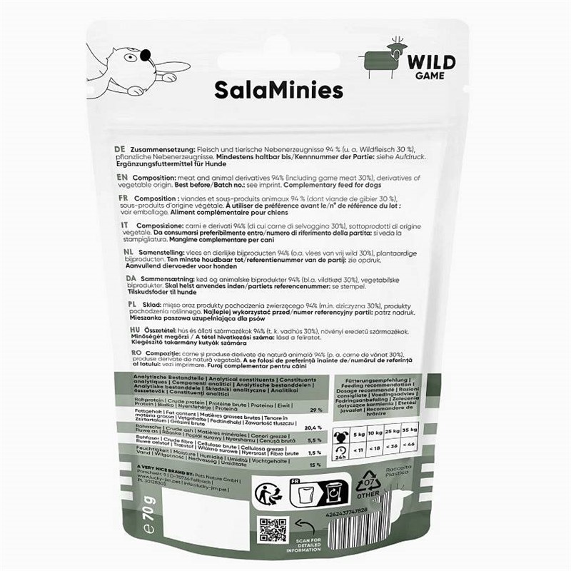 Lucky Jim SalaMinies Divjačina 70g