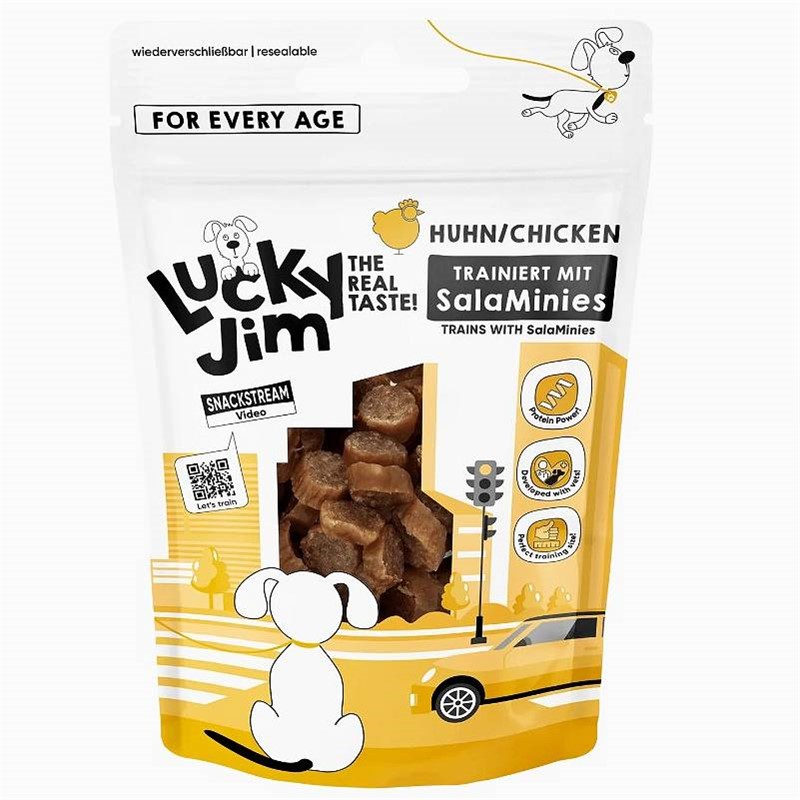 Lucky Jim SalaMinies Piščanec70g