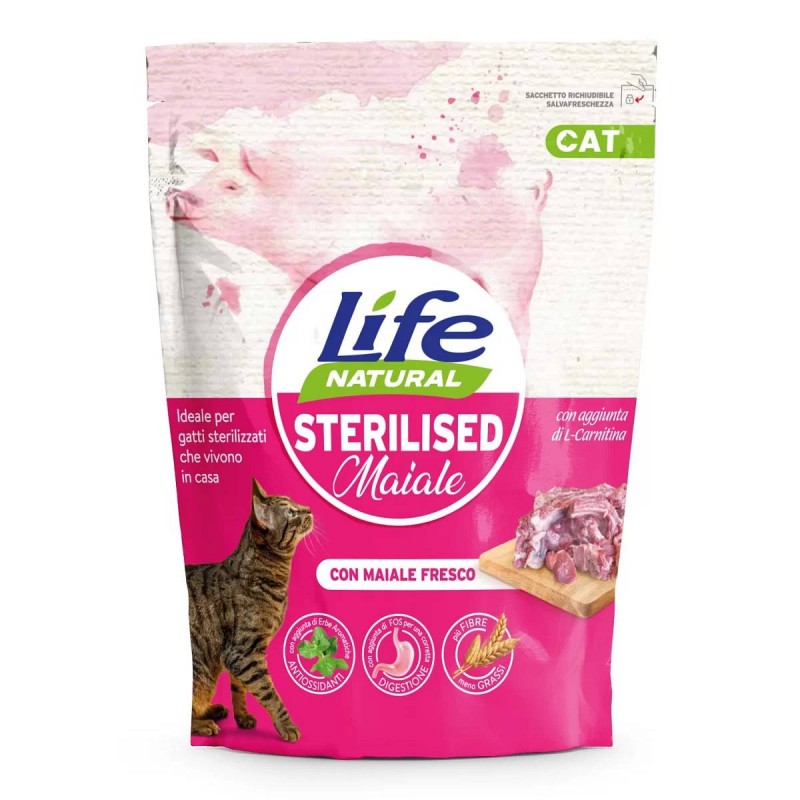 Lifecat briketi Sterilized Svinjina