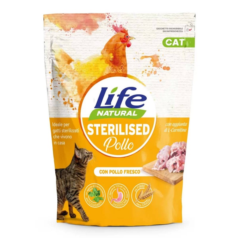 Lifecat briketi Sterilized Piščanec