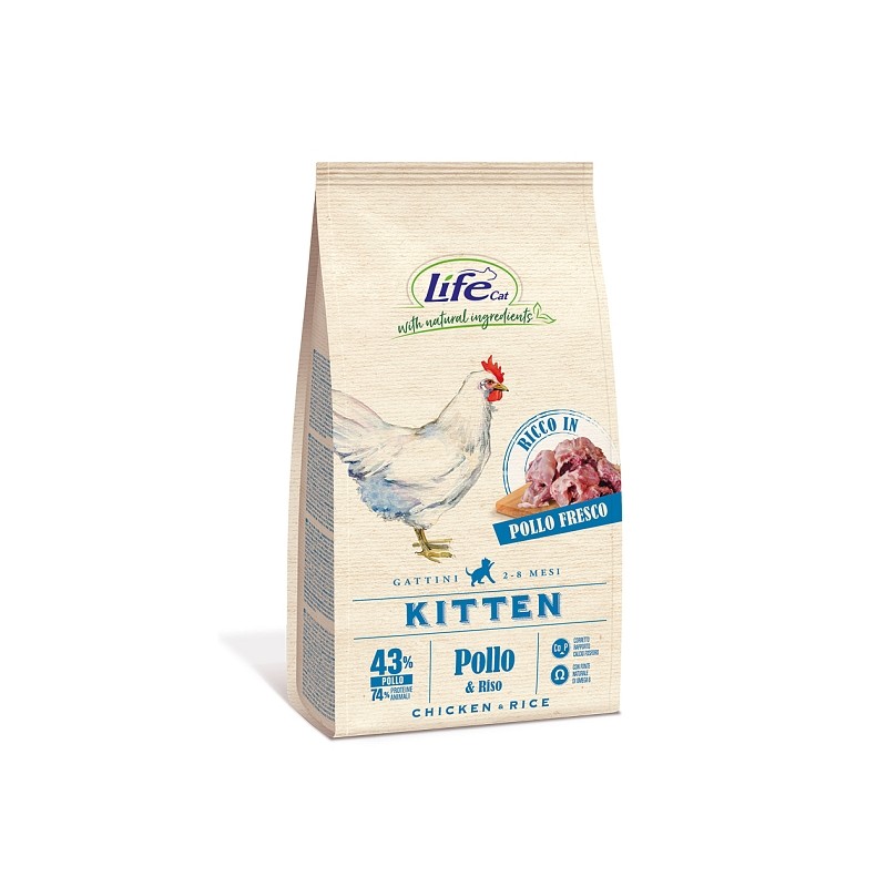 Lifecat briketi Kitten Piščanec