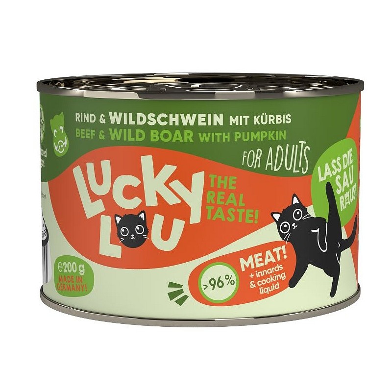 Lucky Lou LS Adult Govedina in divja svinja 200g