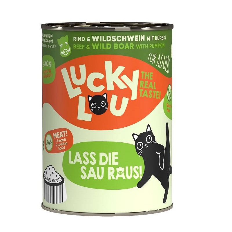 Lucky Lou LS Adult Govedina in divja svinja 400g
