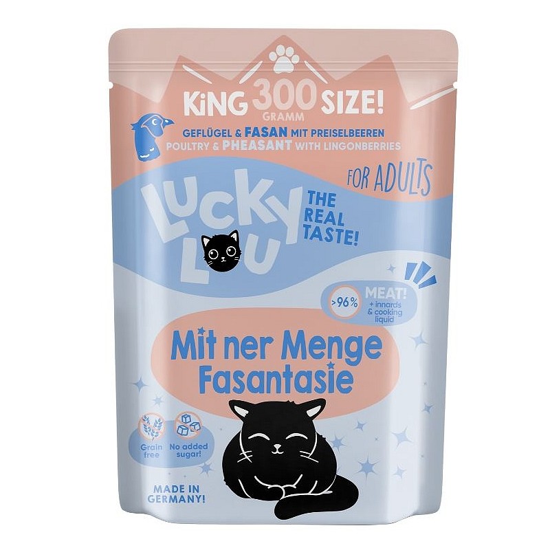 Lucky Lou LS Adult Perutnina in fazan 300g