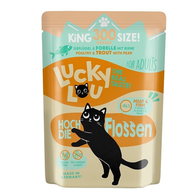 Lucky Lou LS Adult Perutnina in postrv 300g