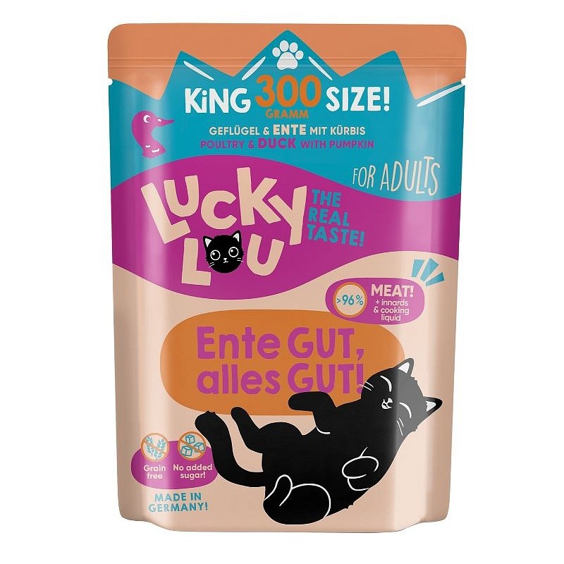Lucky Lou LS Adult Perutnina in raca 300g