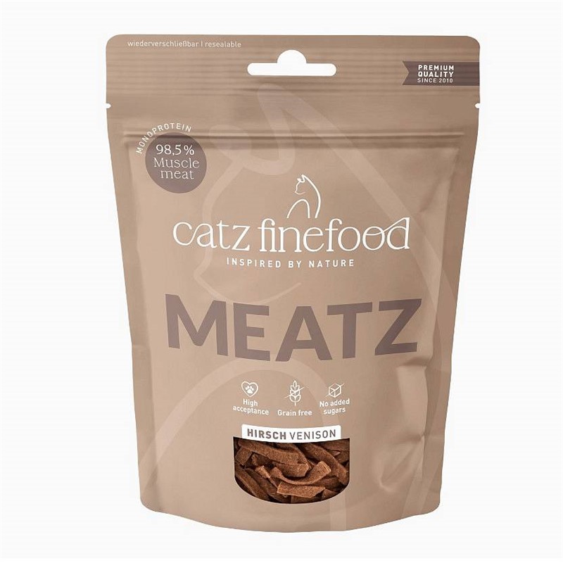 Catz Finefood Meatz no. 9 priboljški jelen 45g