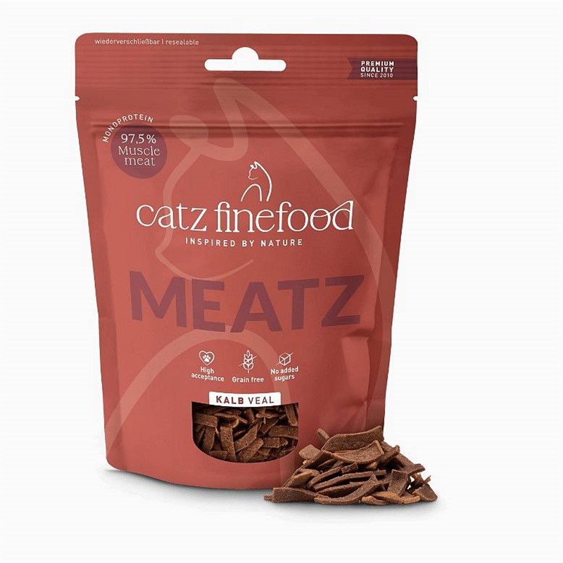 Catz Finefood Meatz no. 5 priboljški teletina 45g